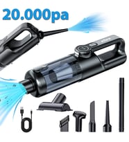 EZERE PowerVac1 20000pa Araç İçi ve Ev Tipi Şarjlı Vakum Süpürge