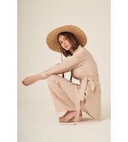 FTZ Women Kadın Rahat Kalıp İkili Takım Beige 31318