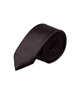 Düz Saten 5.5 Cm Siyah Kravat
