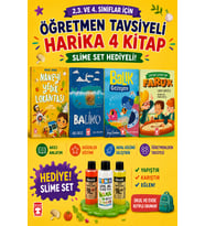 TİMAŞ 2,3. VE 4.SINIFLAR İÇİN ÖĞRETMEN TAVSİYELİ HARİKA 4 KİTAP -3 (SLİME SET HEDİYELİ)