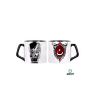 Ghostbastır Design Atatürk ve Bozkurt Kupa Bardak Tek Adet 0627