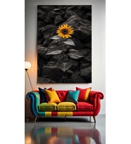 GÜNEBAKAN V1 Ev Duvar Salon Güzellik Salonu Ofis Dükkan Dekarasyon Kanvas Tablo (Çok Renkli)