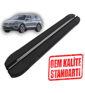 TIGUAN ALLSPACE 2016 2017 2018 2019 2020 2021 2022 2023 ARACA ÖZEL NEVADA SİYAH YAN BASAMAK