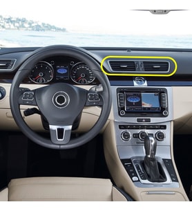 VW Passat CC 2013-2017 Ön Konsol Orta Havalandırma Izgarası 3AB819728A