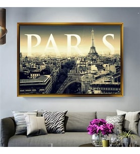 Altın Çerçeveli dekoratif tablo a892 (Gold)