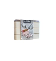 Gondol Layer Lunch Box Kilitli Kat Kat Beslenme Kutusu Çatal Kaşıklı