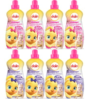 Dalin Çamaşır Yumuşatıcı 1500ML Bahar Ninnisi + 1500ML Düş Bahçesi (Karma 8 Li Set)