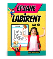 Çocuklar İçin Efsane Labirent YAZ-SİL Kitabı