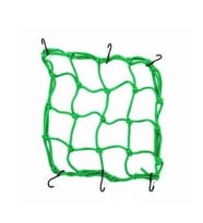 Motosiklet Kask Ve Bagaj Filesi Plastik Kancalı File 35X35 Cm Yeşil
