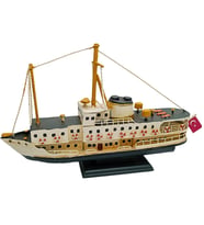 Dekoratif Metal Gemi İstanbul Yolcu Vapuru 34cm