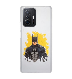 Xiaomi Mi 11T - 11T Pro Uyumlu Batman Tasarımlı Şeffaf Telefon Kılıfı