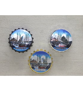 İstanbul Temalı Metal Magnet Alk4339