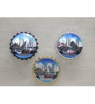 İstanbul Temalı Metal Magnet Alk4339