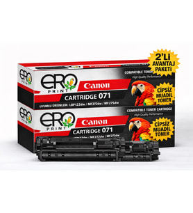 Canon i-SENSYS LBP122dw Çipsiz Muadil Toner - 1200 Sayfalık - 2'li Avantaj Menü