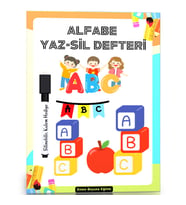 Okul Öncesi Alfabe YAZ-SİL Defteri