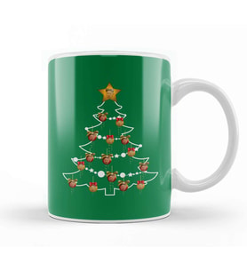 Kim Jong Un Christmas Tree Baubles Kupa Bardak Porselen