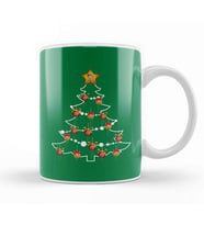 Kim Jong Un Christmas Tree Baubles Kupa Bardak Porselen
