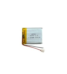 403443 3.7V 520 MAh Li-Polymer Pil Devreli/1.5A