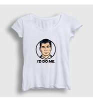 Presmono Kadın Beyaz I'd Do Me Sterling Archer T-Shirt 299641tt