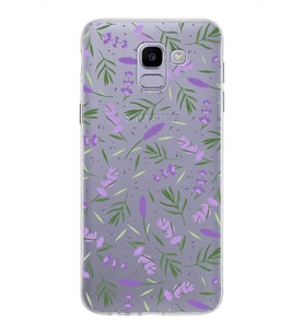 PrintiFy Samsung Galaxy J6 2018 ile Uyumlu 1mm Slim Fit Water Color 3 Baskılı Şeffaf  Kılıf