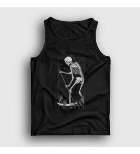 Presmono Unisex Siyah La Mort Skull Atlet 350741tt