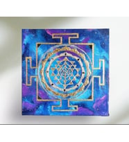 Sri Yantra Kanvas Tablo