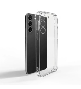 Vendas Samsung S23 Uyumlu Air Security Serisi 0.2mm Güçlendirilmiş Köşeli Nitro-shock Kılıf (Renksiz)