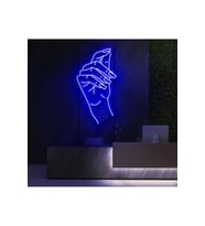 El Figürlü Neon Tabela