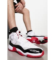 Nike Jordan Jumpman Two Trey Basketball Shoes White Bilekli Basketbol Ayakkabısı Beyaz Kırmızı