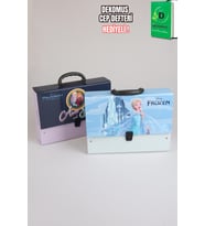 x Dekomus Lisanslı Frosted Whispers Collection Elsa Frozen Saplı Çanta Tekli