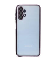 Samsung Galaxy A13 4g Kılıf Razer Lensli Silikon - Mor