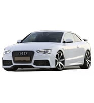 Audi A5 8P3 2008 - 2016 Coupe 2 Kapı RS5 Yan Marşpiyel Seti (Plastik) (Standart)