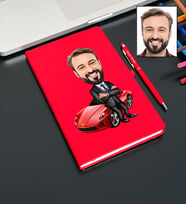 Kişiye Özel Araba Tasarımlı Karikatür Defter Ve Kalem Seti 46
