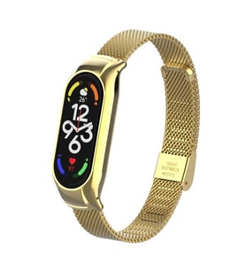 Xiaomi Mi Band 7 Uyumlu KRD-06 Metal Kordon