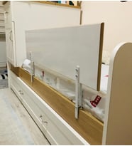 Bebek Yatak Bariyeri Baza Uyumlu Genişlik 100 Cm Kurulu Yükseklik 40 Cm