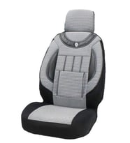 Citroen Jumper Uyumlu Kamyonet 2+1 Koltuk Kılıfı Gri - Siyah (Karışık)