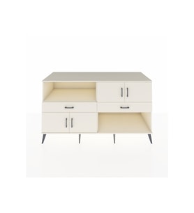 Kronos Konsol 3 Raflı 2 Çekmeceli 4 Kapaklı 176x59x99 Aytaşı-Aytaşı
