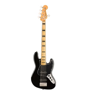Squier 0374550506 Classic Vibe '70s Jazz Bass V 5 Telli Gitar (Siyah) 5 Telli Versiyon Akçaağaç Klavye ve Geniş Frekans Aralığı