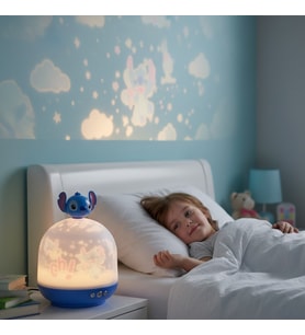 Stitch Temalı  Dönen ve Renkli Star Master Projeksiyon Gece Lambası