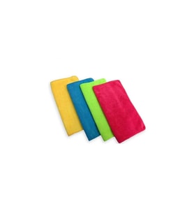 Yumuşak Mikrofiber Temizlik Bezi 40x40 cm, Pembe, Çok Amaçlı Kullanım