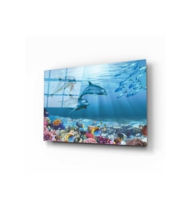 Miyrem Glasses Collection -A1^#  Su Alti Canlilari (Çok Renkli)