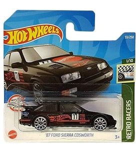Hot Wheels -'87 Ford Sierra Cosworth - Siyah (1/64) 2022 Üretim