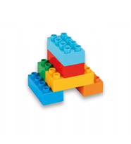 Mulvxurg  Urg02 03 555 Makro 6 Renkli̇ Tuğla Bloklar (Mulvix)