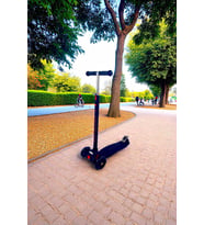 HT208 3 Tekerlekli Yeni Nesil Scooter - Işıklı Tekerlekli - Arkadan Frenli