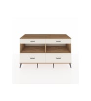 Kronos Konsol 2 Raflı 4 Çekmeceli  176x59x99 Çam-Çam/Aytaşı