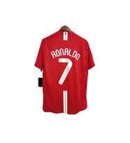 Cristiano Ronaldo 2008 Sezonu Efsane Nostaljik Kırmızı Kısa Kollu Yetişkin Forması