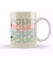 Police Gift İdea Funny Saying Quote Kupa Bardak Porselen