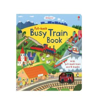 Pull-back Busy Train Book Usborne Publishing