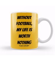 Cristiano Ronaldo Quotes Art Gift   Vintage Retro Style Kupa Bardak Porselen