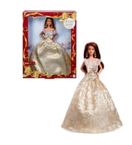 Barbie 2025 Mutlu Yıllar Bebeği Koyu Kahverengi Saçlı JBH97